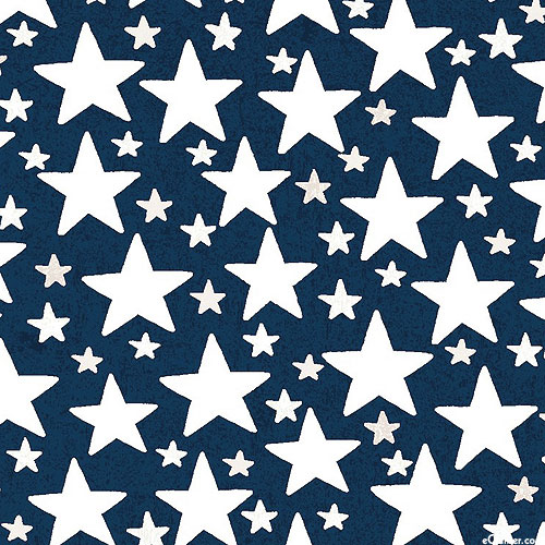 Patchwork Americana - Star Spangled - Indigo