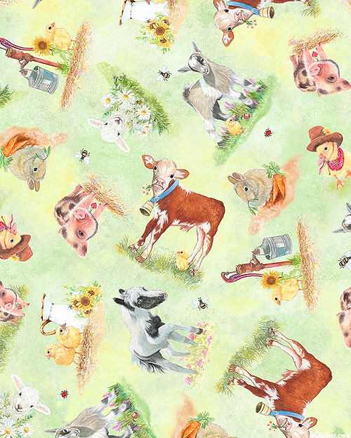 Barnyard Babies - Animal Farm - Celery Green