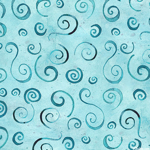Deja Brew - Steamy Swirls - Deep Aqua