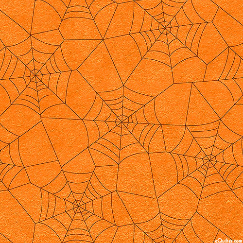 Happy Haunting - Wicked Webs - Pumpkin Orange