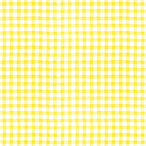 Hoppy Easter - Checkered Springtime - Lemon Yellow