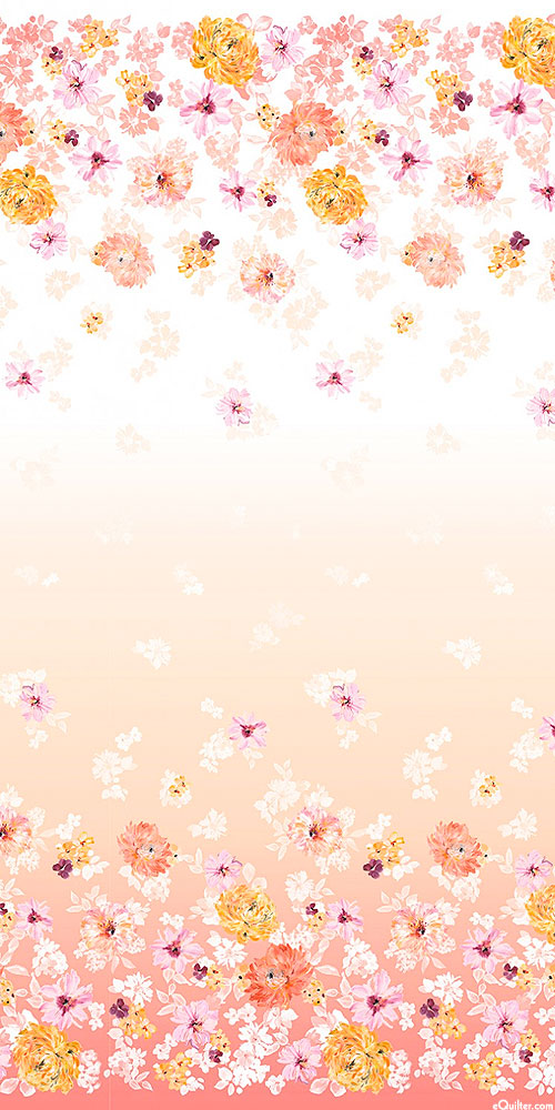 Painted Petals - Breezy Blossoms - Bellini Peach