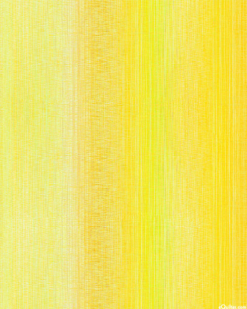 Ombre Color Cascade - Sun Yellow - 108" QUILT BACKING