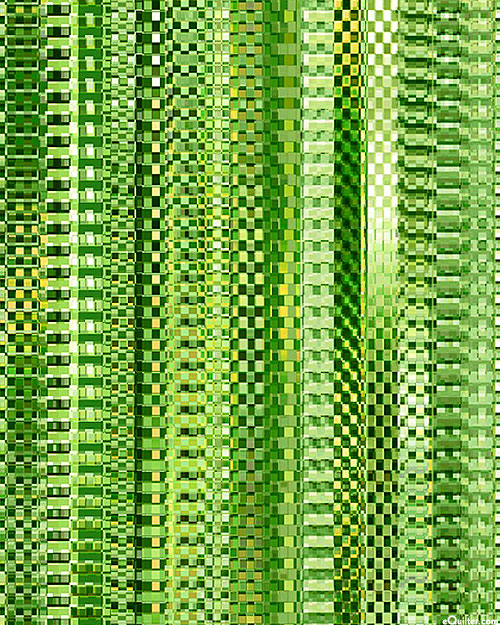 Zipper Stripe - Celery Green - 108" QUILT BACKING