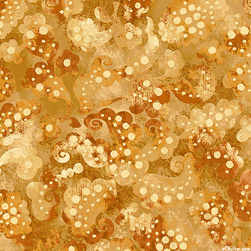 Day Dreams - Floral Mist - English Toffee - 108" QUILT BACKING