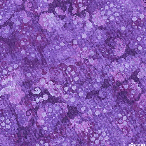 Day Dreams - Floral Mist - Amethyst Purple - 108" QUILT BACKING