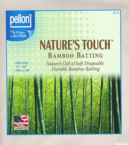Nature's Touch Bamboo/Cotton Batting - Twin 72" x 96"