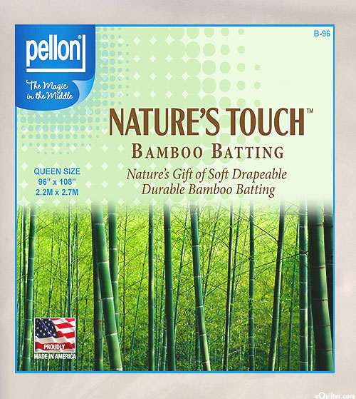 Nature's Touch Bamboo/Cotton Batting - Queen 96" x 108"