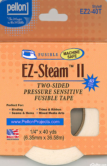 EZ Steam II - Pressure Sensitive Fusible TAPE - 1/4" Wide