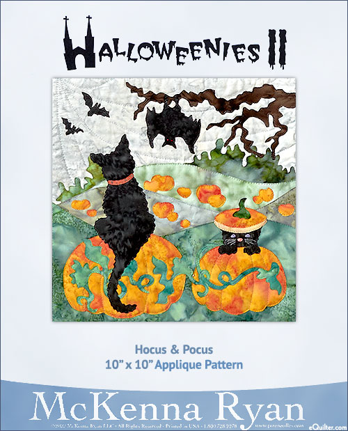 Halloweenies II - Hocus & Pocus - PATTERN by McKenna Ryan