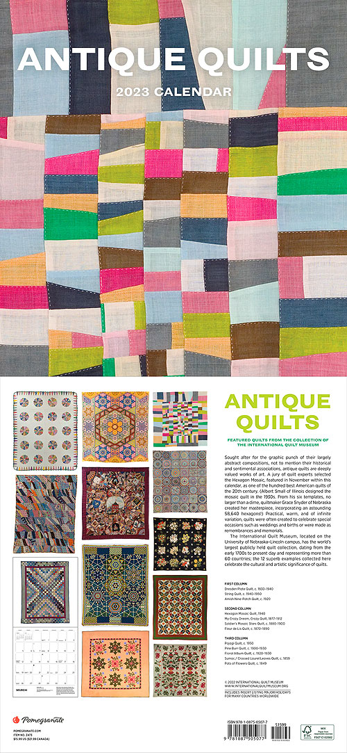 Calendar 2023 - Antique Quilts