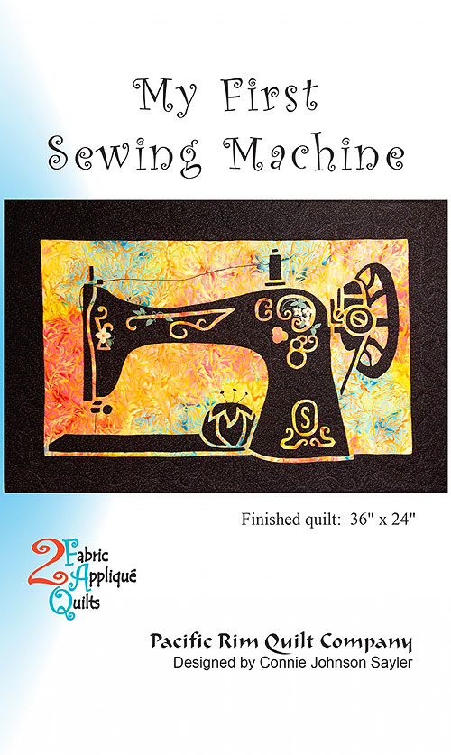 My First Sewing Machine - 2 Fabric Applique Pattern