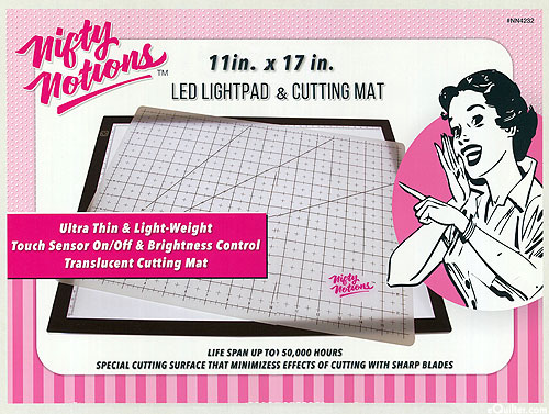 LED Lightpad & Cutting Mat - 11" x 17"