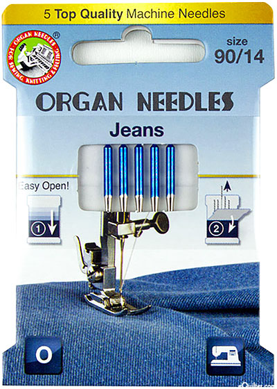 Organ Jeans Needles - 90/14 - Eco Pack