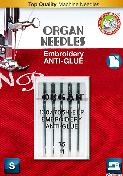 Organ Embroidery Anti-glue Needles - 75/11