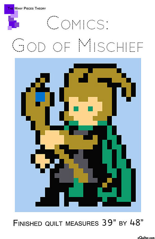 Comics: Norse God of Mischief - Quilt Pattern by Toni Smith