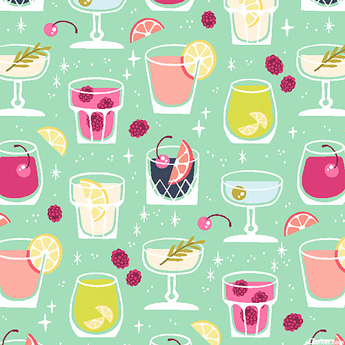 Colors & Cravings - Cocktail Hour - Pistachio Green