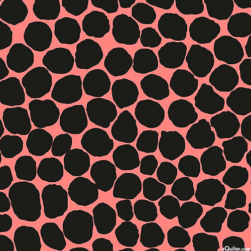 Kaffe Collective - Jumble Dots - Flamingo Pink