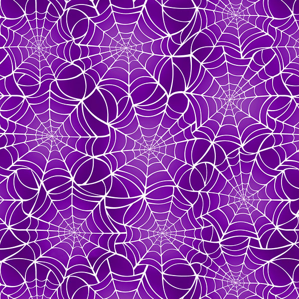 Spider Webs - Amethyst Purple - DIGITAL PRINT