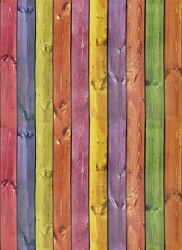 Colorful Wood Boards Stripe - Multi - DIGITAL