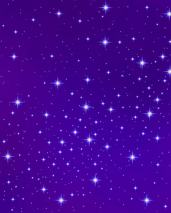 Sparkling Stars - Amethyst Purple - DIGITAL PRINT