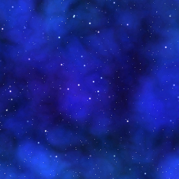 Nebula Starfield - Starry Night - Midnight Blue