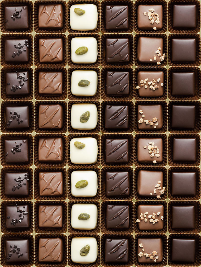 Box of Chocolates - Milk Chocolate Brown - DIGITAL PRINT