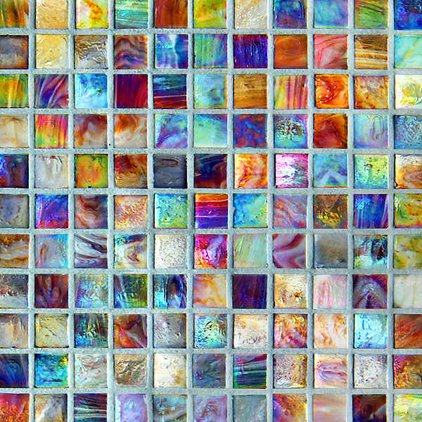 Rainbow Mosaic Pearl - Multi - DIGITAL PRINT