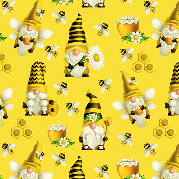 Beekeeper Gnomes - Lemonade Yellow - DIGITAL