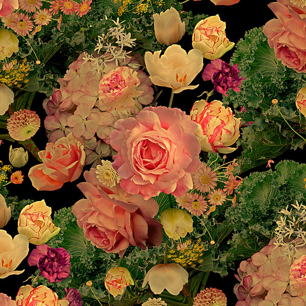 Blooming Rose Garden - Jungle Green - DIGITAL