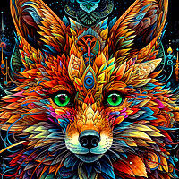 Mysterious Red Fox