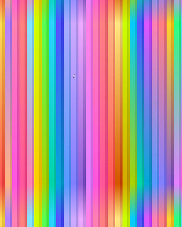Rainbow Stripes - Multi - DIGITAL PRINT