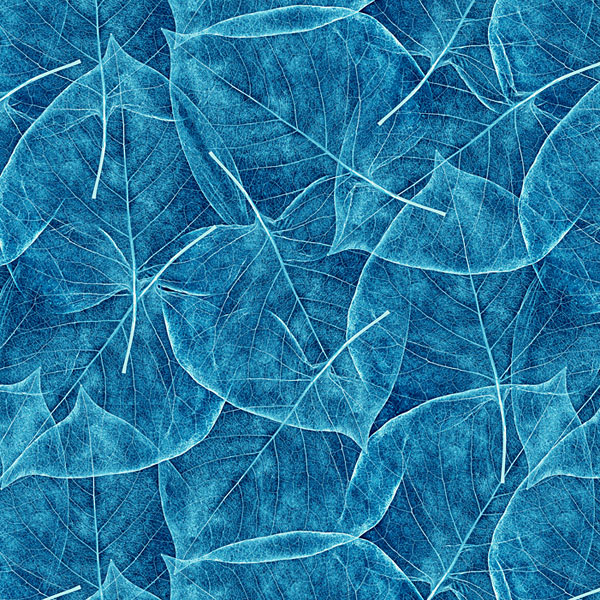 Delicate Leaf Texture - Cerulean - DIGITAL