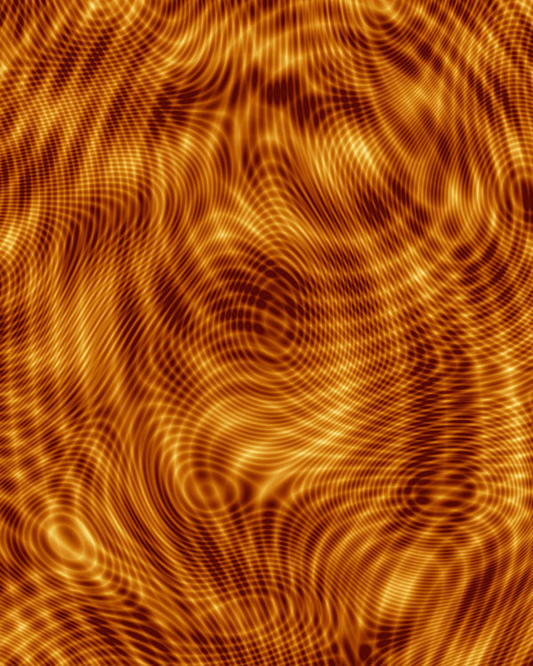 Moire Texture - Cedar Orange - DIGITAL PRINT