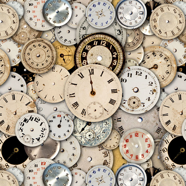 Time is Ticking - Sandy Brown - DIGITAL PRINT