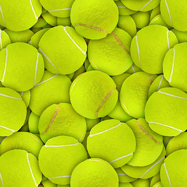 Tennis Balls - Kiwi Green - DIGITAL PRINT