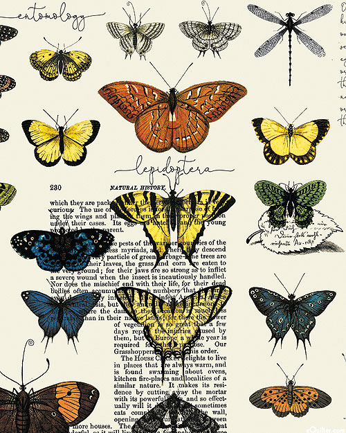 Art Journal - Butterfly Collection - Cream