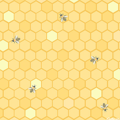 Sunshine & Sweet Tea - Honeycomb Bees - Honey Gold