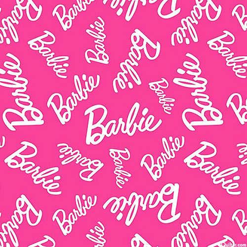 Barbie Girl - Cursive - Fuchsia