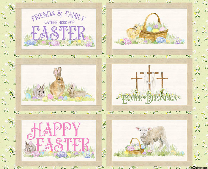 Monthly Placemats - Easter - Willow Green - 37" x 44"