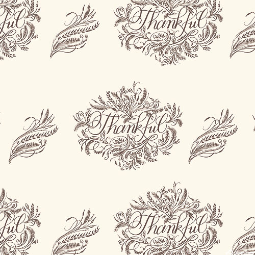 Monthly Placemats - Gratitude Greetings - Eggshell