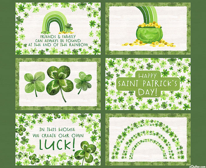 Monthly Placemats - Lucky Mats - 37" x 44" PLACEMAT PANEL