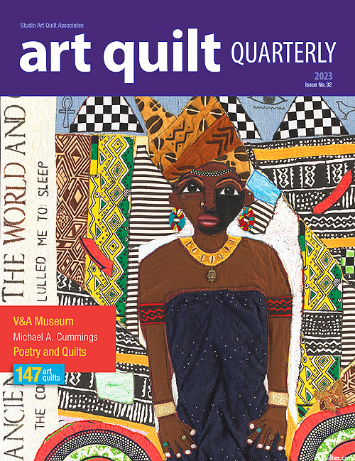 SAQA Art Quilt Quarterly Magazine - Issue No. 32