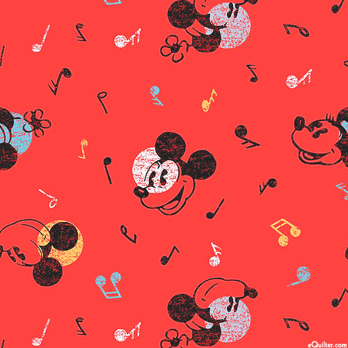 Disney Mickey & Minnie - Mouse Music - Flame Red