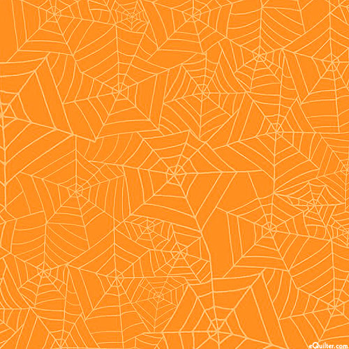 The Boo Crew - Spiderweb Weave - Pumpkin Orange