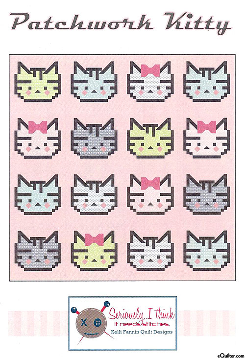 Patchwork Kitty - Quilt Pattern by Kelli Fannin