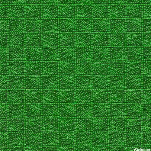 Quilters Coordinates - Tiles - Parrot Green