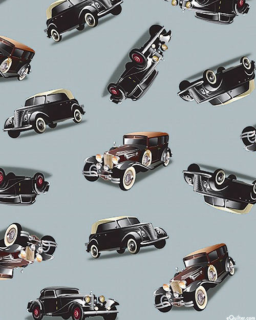 Antique Car Show - Oldies Hotrods - Pewter Gray - DIGITAL