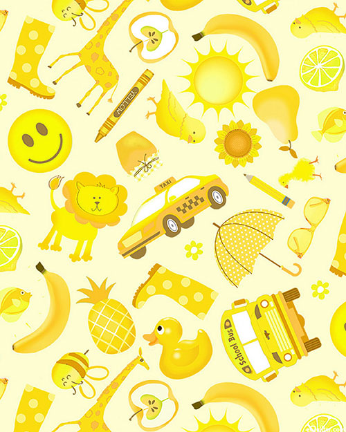 Color Theory - Yellow I Spy - Banana Yellow - DIGITAL