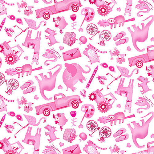 Color Theory - Mini Pink I Spy - Milk White - DIGITAL